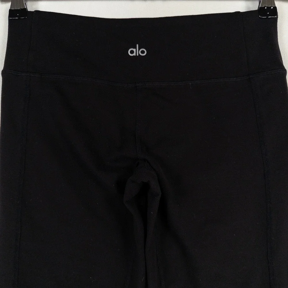 Alo Yoga Moto Legging Womens Size Small Black Active Athletic Fitness Athleisure